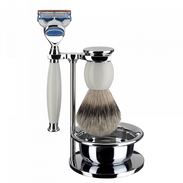 Muehle Бритвенный набор из фарфора, 4 предмета, станок Fusion S 93 P 84 SF