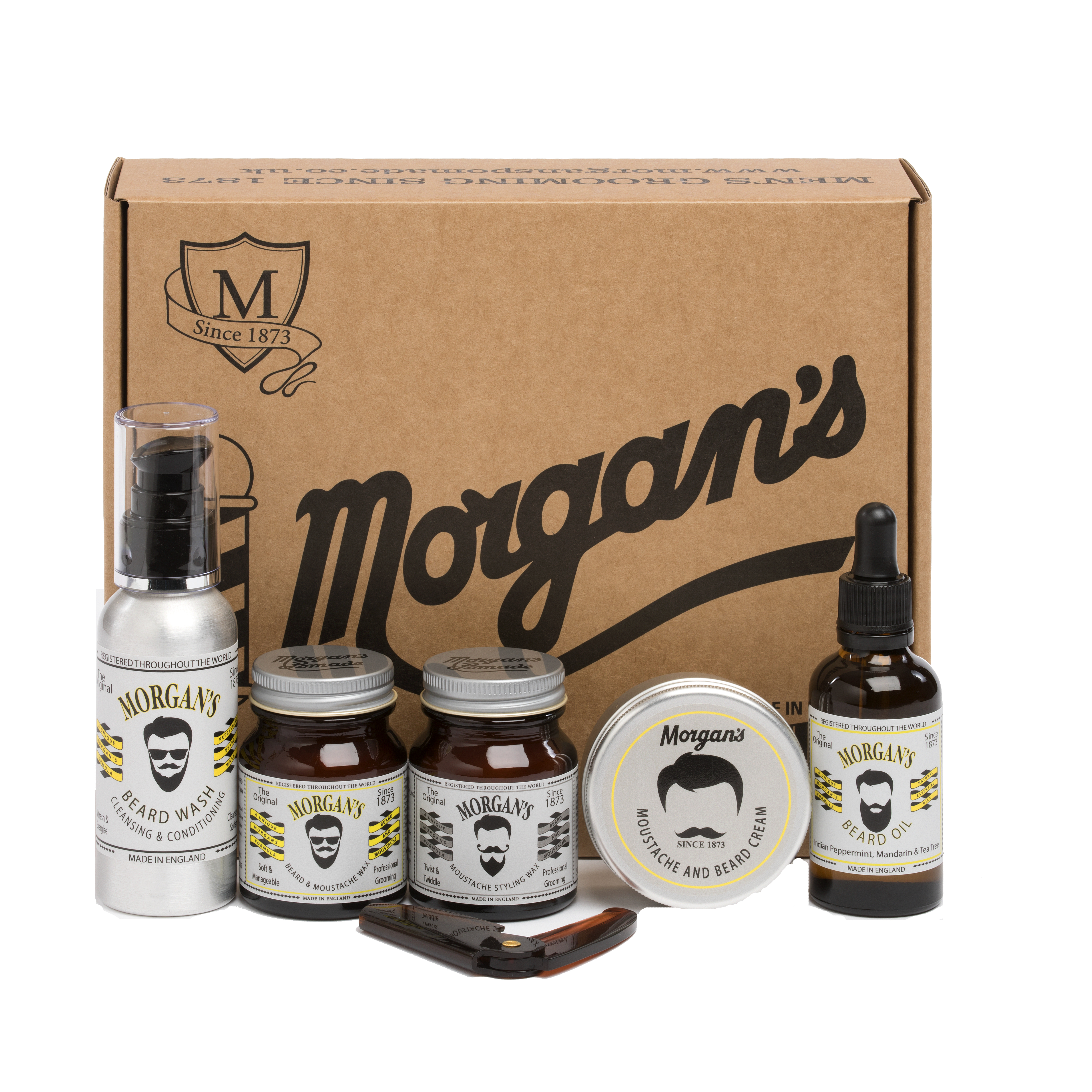 MORGAN'S Подарочный набор для бороды и усов M065