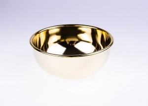 Cтальная чаша для мыла Hans Baier позолоченная 17131