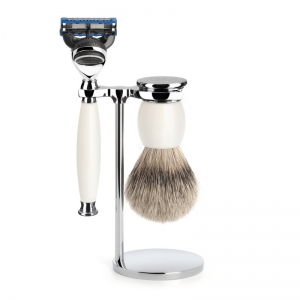 Muehle Набор для бритья из фарфора, 3 предмета, станок Fusion S 93 P 84 F