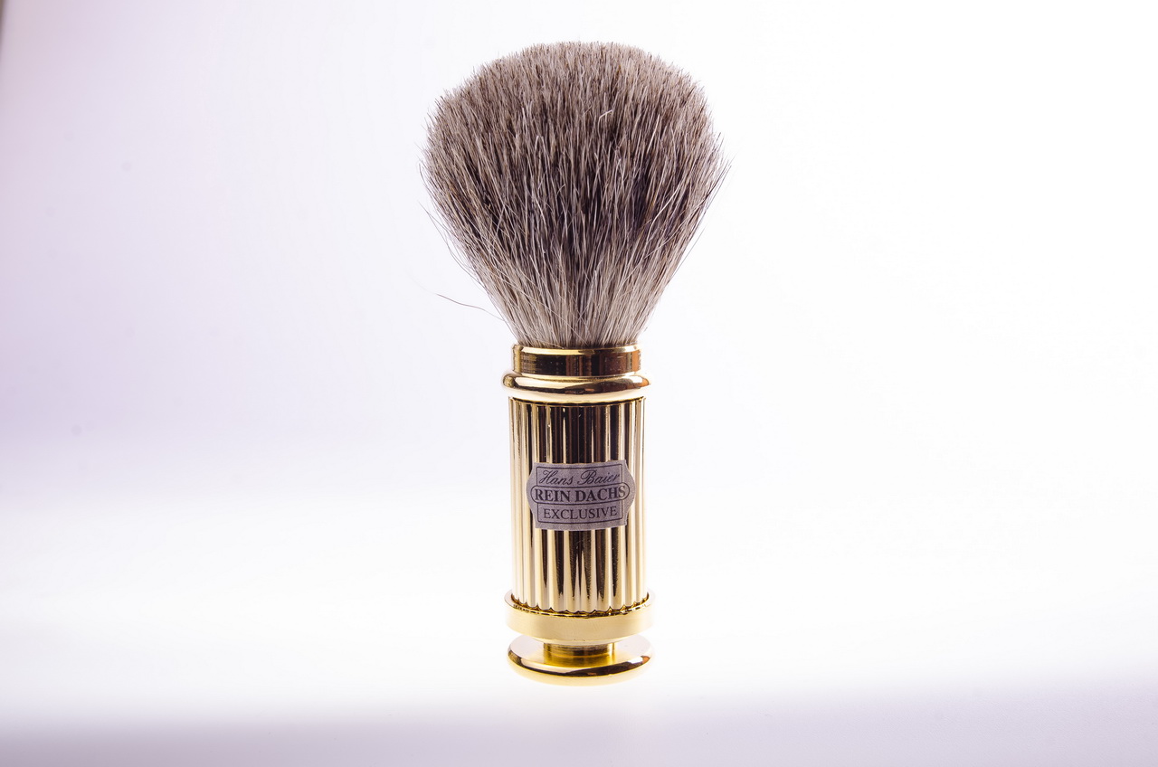 Hans Baier Помазок, барсучий ворс, металлический 520012