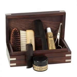 Набор для бороды и усов Dr.Dittmar в деревянном кейсе 7001