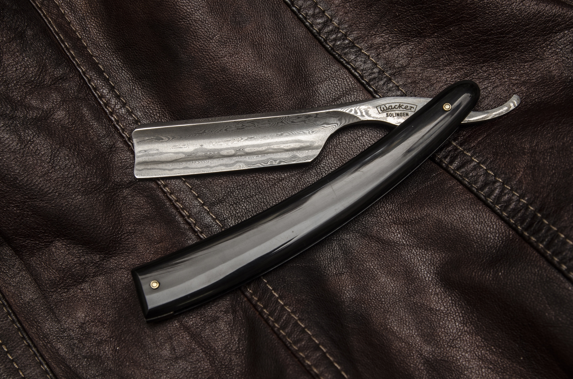 Дамасская Опасная бритва Wacker 6/8” 7790 