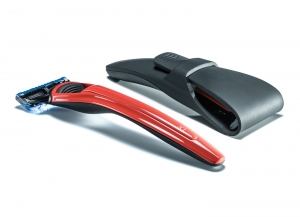 Подарочный набор Bolin Webb X1, бритва X1 красная, дорожный чехол BW-X1-SET-CASE-RED 