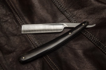 Бритва опасная из дамасска Hans Boker 5/8” 7799 