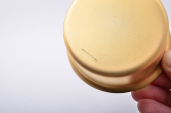 Позолоченная чаша для бритья сатинированная 1413