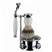 Muehle Бритвенный набор из фарфора, 4 предмета, станок Mach3 S 93 P 84 SM3