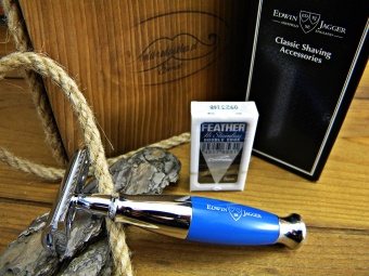 Станок Edwin Jagger R363CRSR T-образный темно-синий R363CRSR