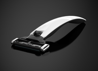 Bolin Webb Бритва Bolin Webb R1, белая, Gillette Mach3 BW R1 ALP