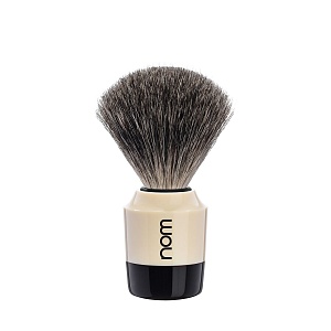 NOM Помазок NOM MARTEN, барсук кремовый пластик MARTEN 81 CR