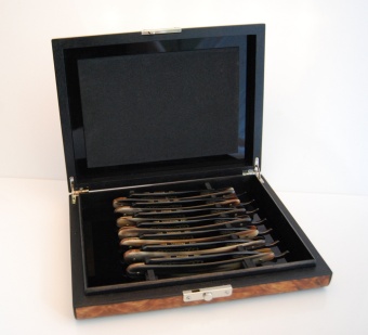 Набор опасных бритв Wacker Wochensatz 7 7/8” WSet7Black 