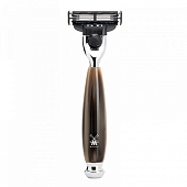 Muehle Безопасная бритва Mach3, ручка из смолы цвета рога R 332 M3