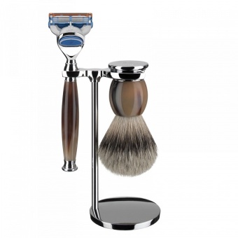 Muehle Бритвенный набор, натуральный рог, 3 предмета станок Fusion S 93 B 42 F