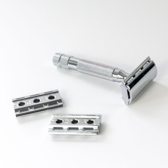 Т-образная бритва Rockwell 6C, белый хром RR-6C-WC