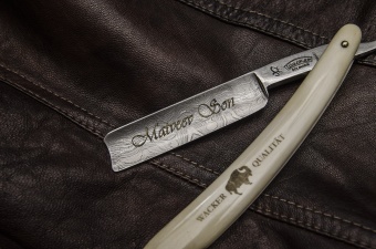 Wacker Опасная бритва из дамасской стали 5/8” 7785 