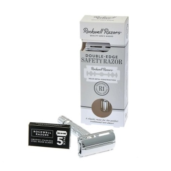 Т-образная бритва Rockwell R1, белый хром RR-R1-WC