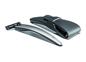 Подарочный набор, бритва R1-S серебристая, дорожный чехол BW-R1-SET-CASE-ARG 