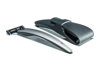 Подарочный набор, бритва R1-S серебристая, дорожный чехол BW-R1-SET-CASE-ARG 