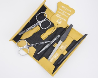 Маникюрный набор 5 предметов Hans Kniebes желтый 3022-0088