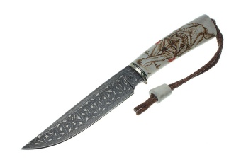 Нож из дамасской стали 5311