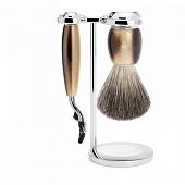 Muehle Бритвенный набор цвет рога 3 предмета станок Mach3 S 81 M 332 M3