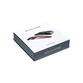 Подарочный набор Bolin Webb X1, бритва X1 красная, дорожный чехол BW-X1-SET-CASE-RED 