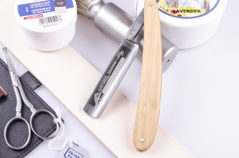 Бритвенный набор Dovo, Merkur с опасной бритвой Dovo Natural 556 056 