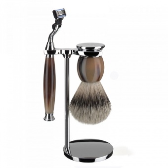 Muehle Бритвенный набор из рога, 3 предмета, станок Mach3 S 93 B 42 M3