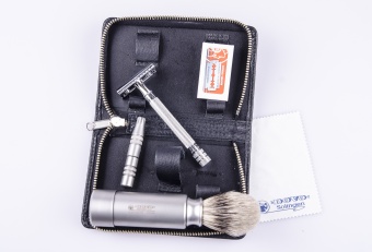 Бритвенный комплект Dovo, Merkur с Т-образным станком 554 016 