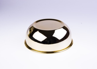 Cтальная чаша для мыла Hans Baier позолоченная 17131