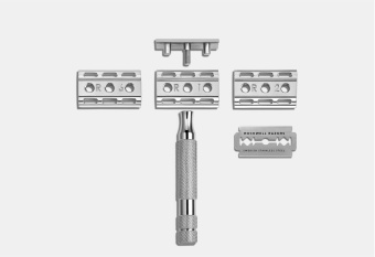Т-образная бритва Rockwell 6C, белый хром RR-6C-WC