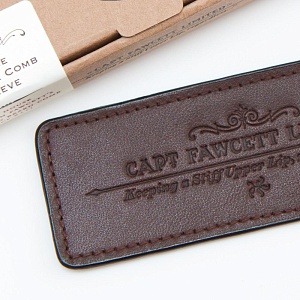 Captain Fawcett Кожаный чехол к складной расческе для бороды CAPTAIN FAWCETT CF362