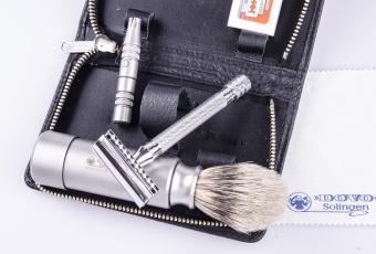 Бритвенный комплект Dovo, Merkur с Т-образным станком 554 016 