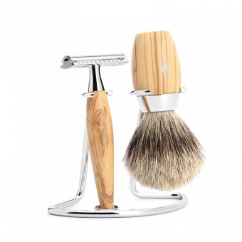 Muehle Бритвенный набор из оливы, 3 предмета, Т-образный станок S 281 H 870 SR