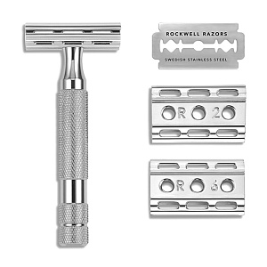 Т-образная бритва Rockwell 6C, белый хром RR-6C-WC