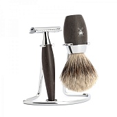 Muehle Бритвенный набор из мореного дуба, 3 предмета, Т-образный станок S 281 H 873 SR