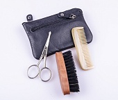 Набор для формирования бороды и усов Dr.Dittmar в кожаном футляре 7002