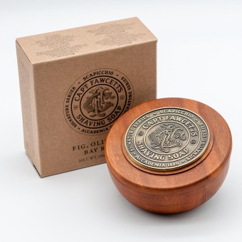Мыло для бритья Сaptain Fawcett Scapicchio Fig, Olive & Bay Rum Shaving Soap CF5553