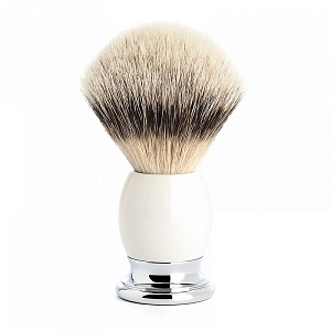 Muehle Помазок из фарфора, серебристый барсук L 93 P 84