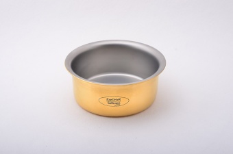 Позолоченная чашка для мыла 1412