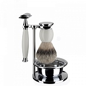 Muehle Бритвенный набор из фарфора, 4 предмета, Т-образный станок S 93 P 84 SSR