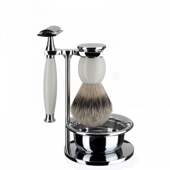 Muehle Бритвенный набор из фарфора, 4 предмета, Т-образный станок S 93 P 84 SSR