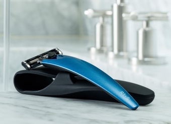 Подарочный набор Bolin Webb R1, бритва R1-S синяя, дорожный чехол BW-R1-SET-CASE-BLU 