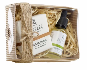 Набор масло для бороды и мыло для лица и бороды Barbaro 2004 