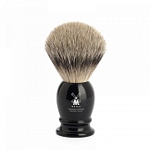 Muehle Помазок, серебристый барсук, черная смола 091 K 256