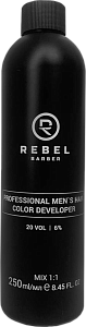 Окислитель для профессиональной мужской краски для волос REBEL BARBER 6% RB054 