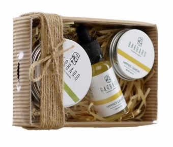 Набор для ухода за бородой: бальзам, масло, шампунь Barbaro 2005 