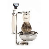 Бритвенный набор D.R. Harris, цвет слоновой кости, станок Mach3 SET 4I 57194 