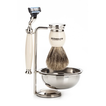 Бритвенный набор D.R. Harris, цвет слоновой кости, станок Mach3 SET 4I 57194 