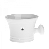 Белая, фарфоровая чашка для мыла RN 4
